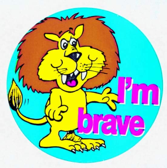 I'm Brave Sticker