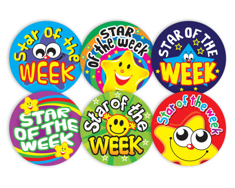 Star of the Week Multipack - School Merit Stickers