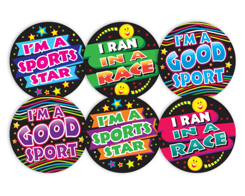 Sports Praise Multipack - School Merit Stickers