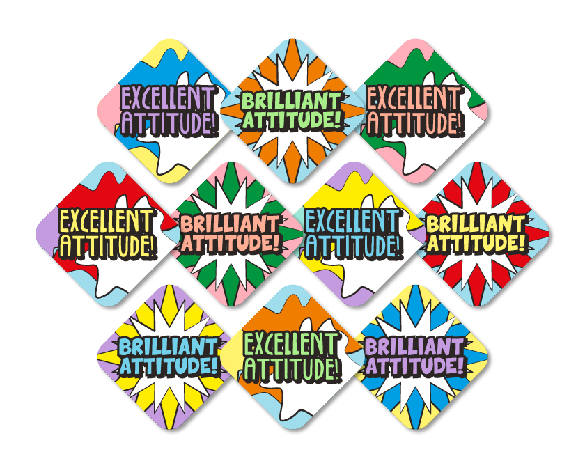 Classpack - Attitude - School Merit Stickers