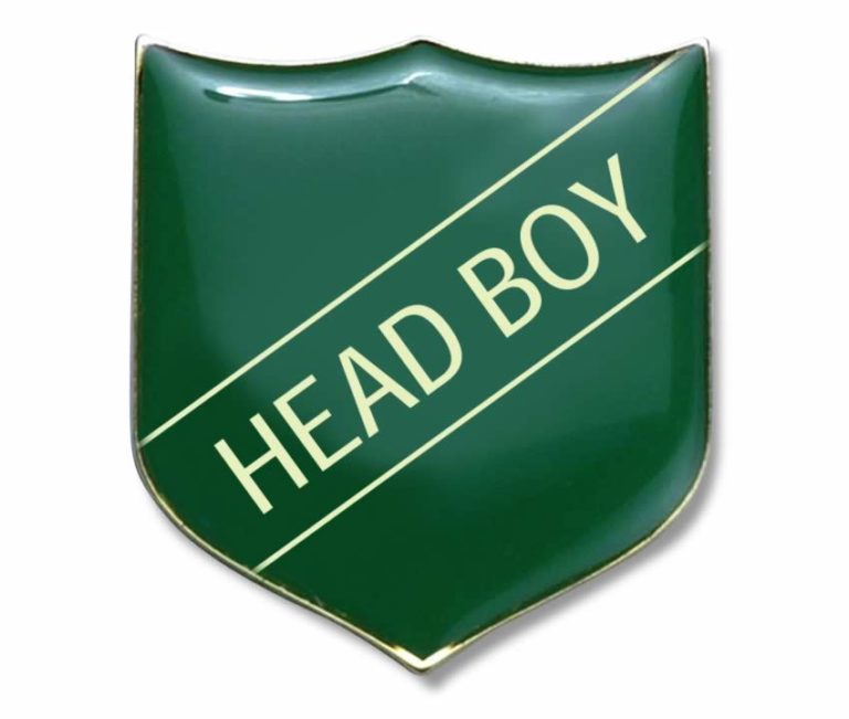 Head Boy Badge Green(Pack Of 5) - School Merit Stickers
