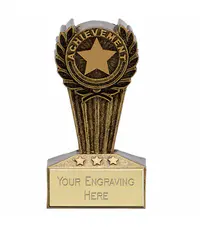 Achievement star trophy