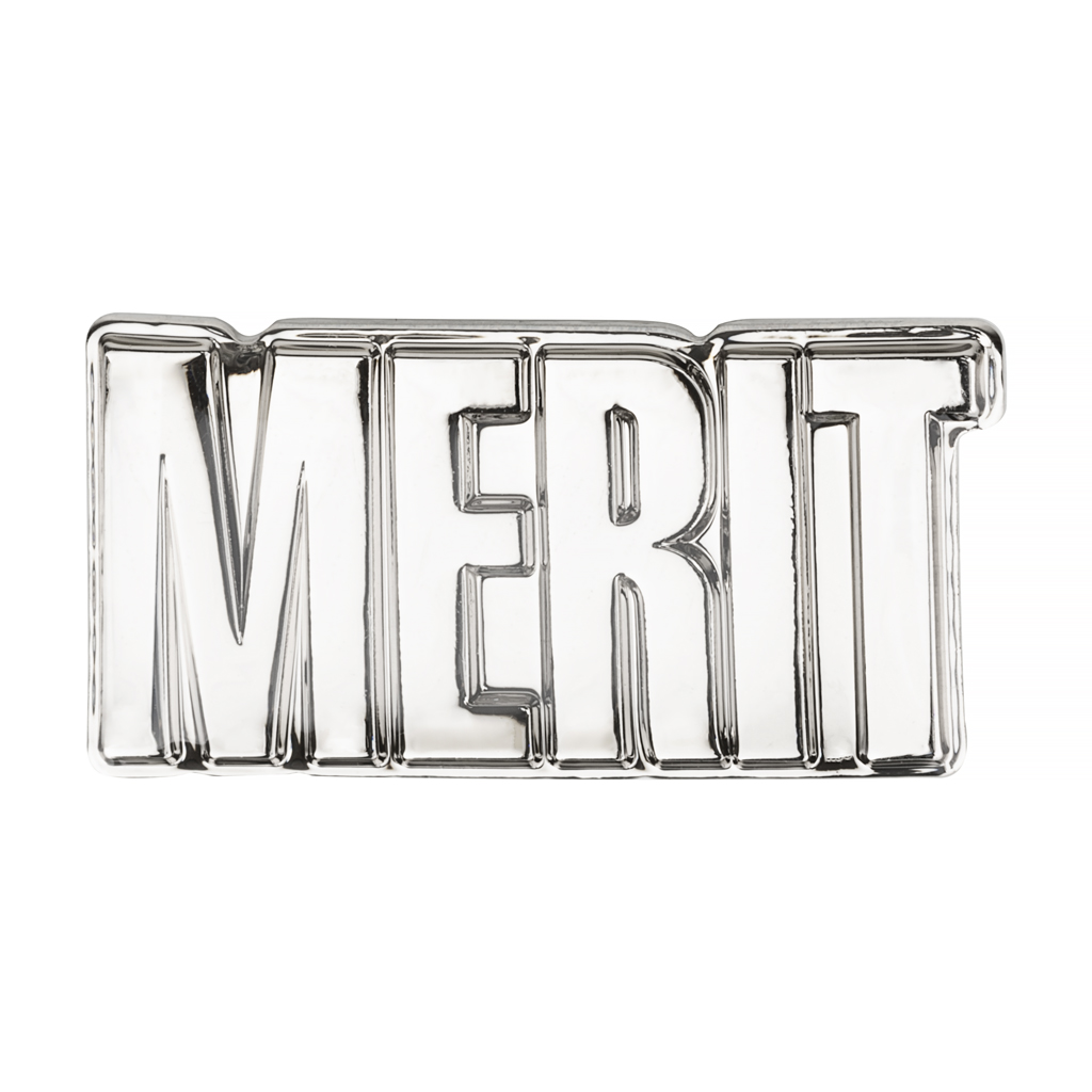 Merit Enamel Badges (Silver)