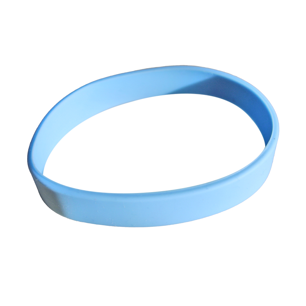 Light Blue Silicone Wristbands