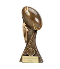 Wave Classic 3D Ball Tower Rugby Award