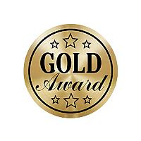 Gold Printed Stickers