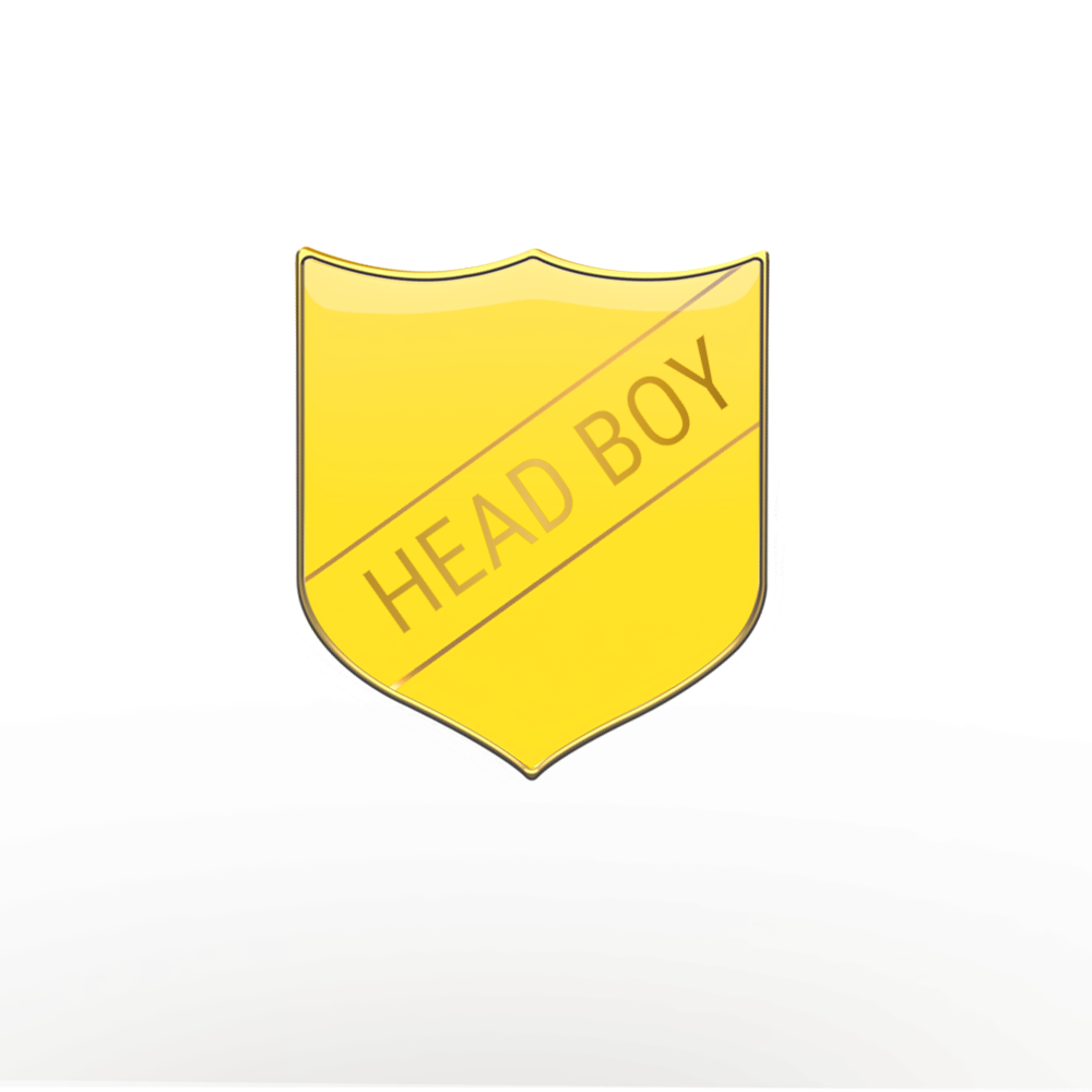 HEAD BOY badge yellow(pack of 5)