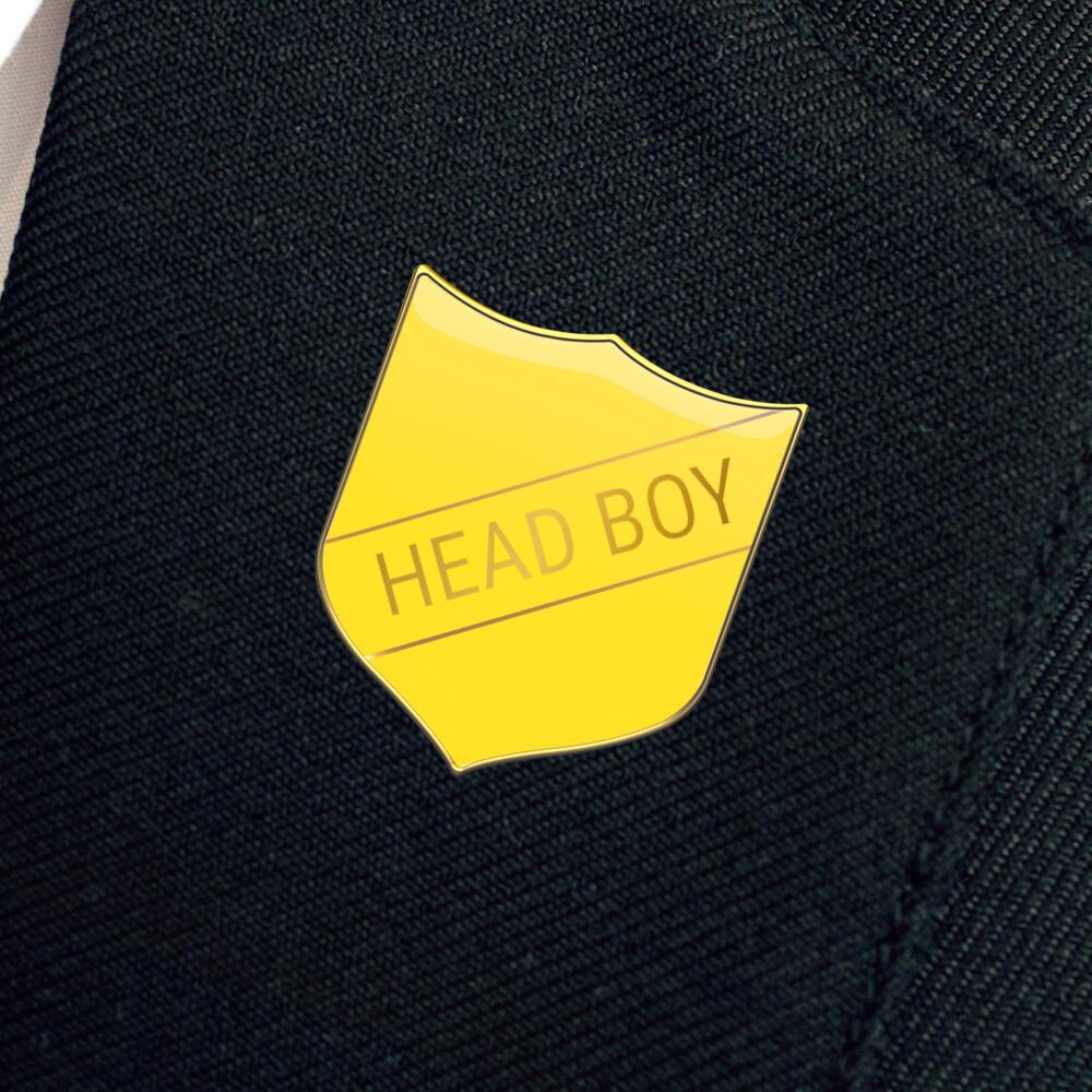 HEAD BOY badge yellow(pack of 5) - Image 2