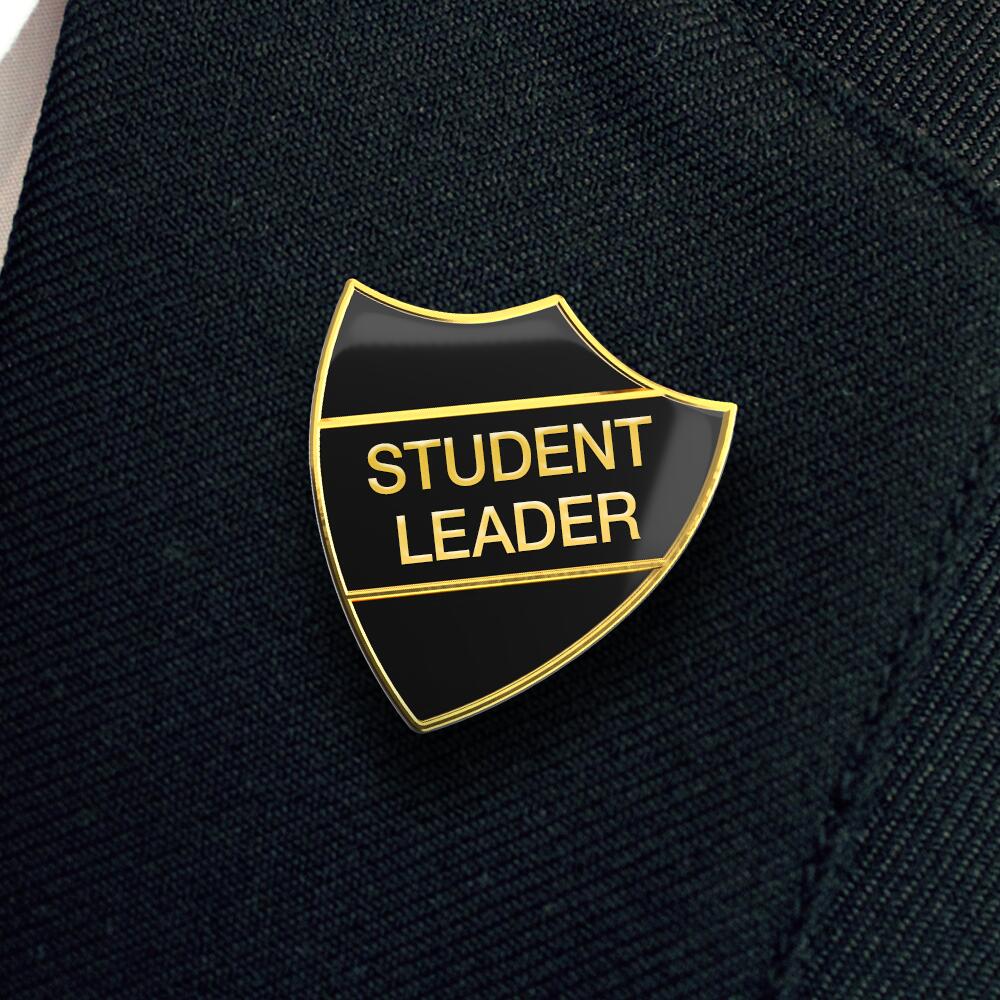 Student Leader Sticker Student Leader Enamel Badge (Pack Of 5) - School Merit Stickers