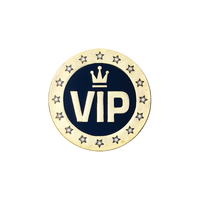 VIP Enamel Badge (pack of 5)