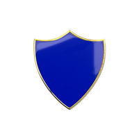 PLAIN SHIELD enamel badge (pack of 5)