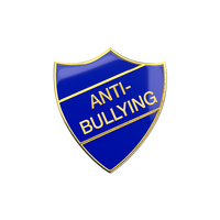 ANTI-BULLYING shield badge (pack of 5)