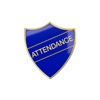ATTENDANCE shield badge (pack of 5)