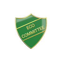 ECO COMMITTEE shield badge (pack of 5)